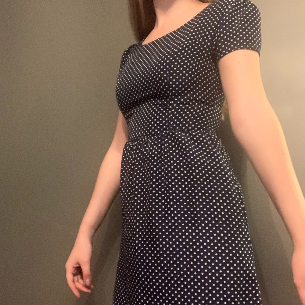 Mimi Chica dress XS navy blue and white